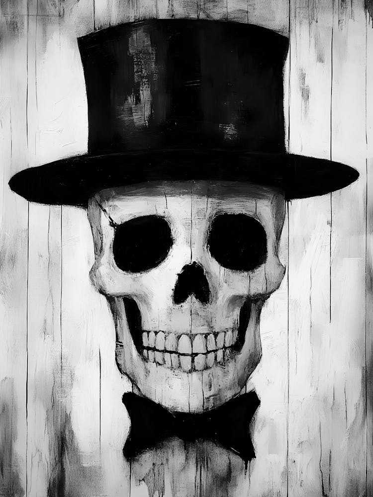 Skull In Top Hat