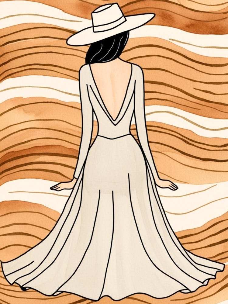 Woman In A White Dress