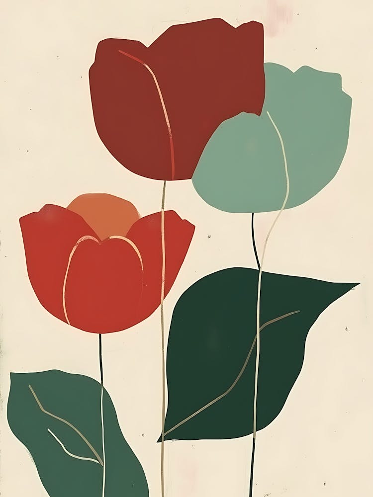 Soft Pastel Botanical Art | Serene Flower Illustrations for Relaxing Spaces