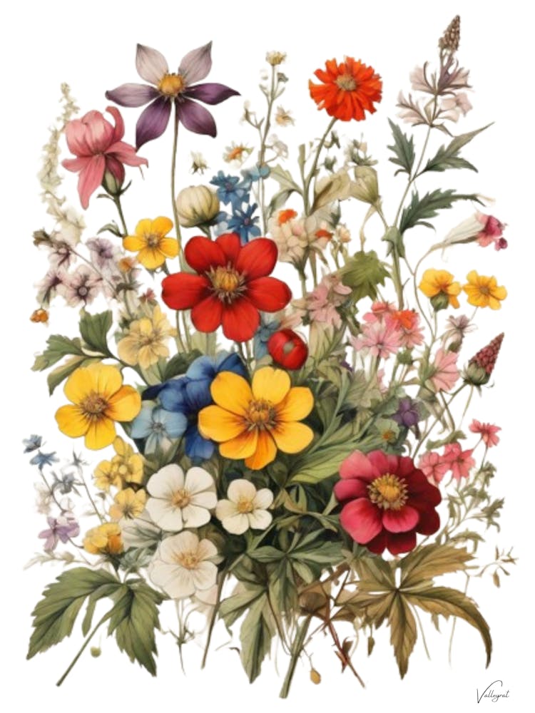 Wildflowers 30x40in Transparent 9000x12000px 39