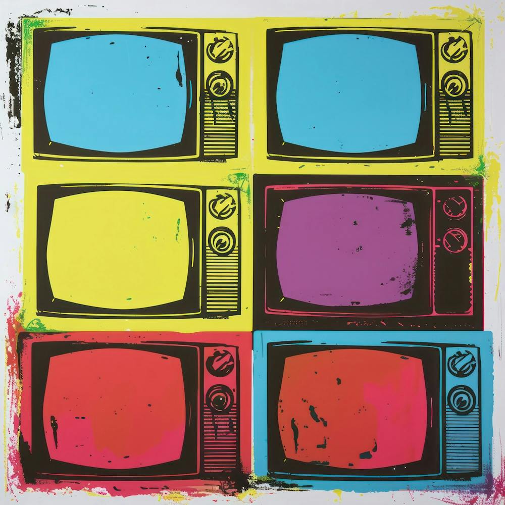Televisions Pop Art 1