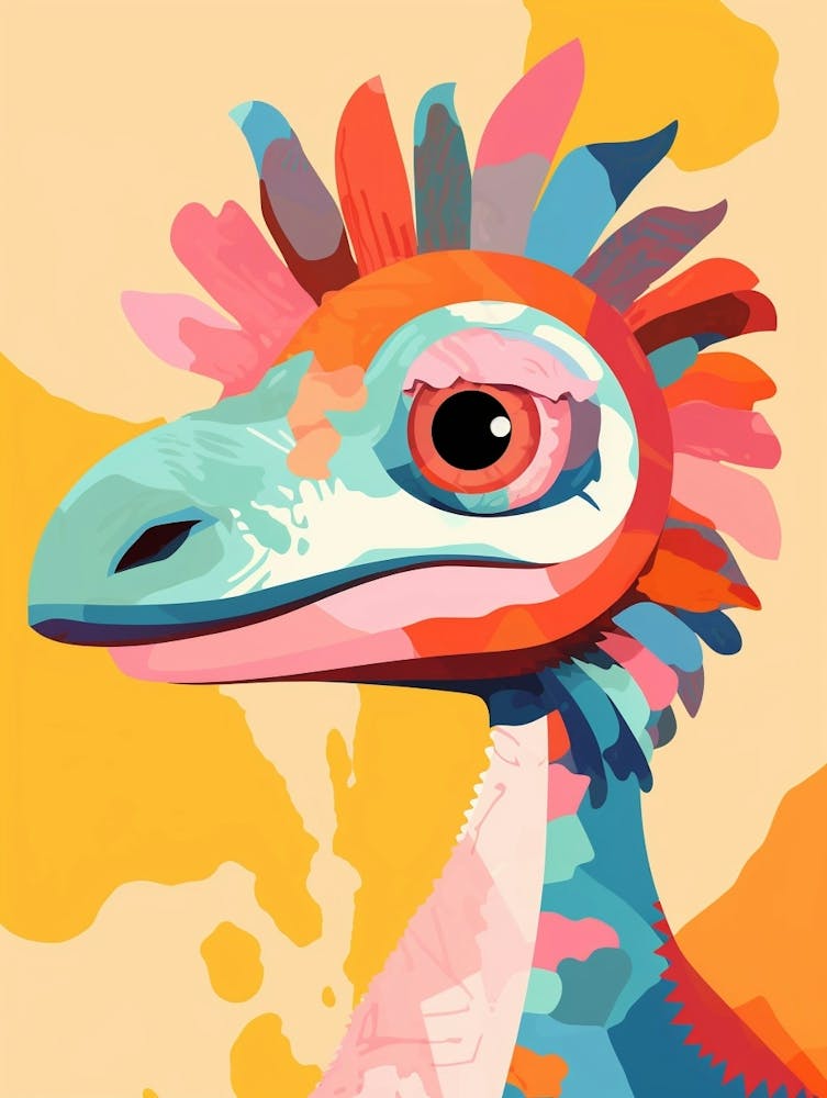 Colourful Dinosaur Eoraptor 1