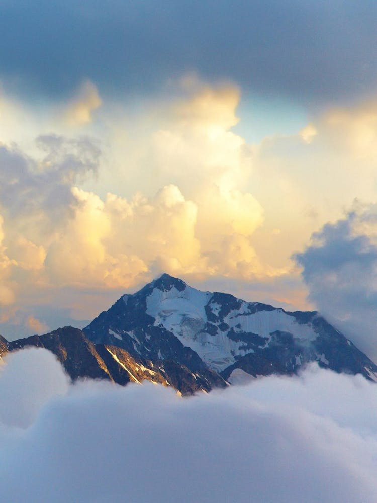 Clouds Above Mountain