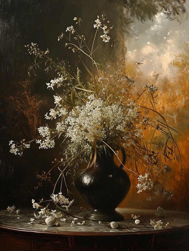 Baroque Floral Still Life Nigella 4