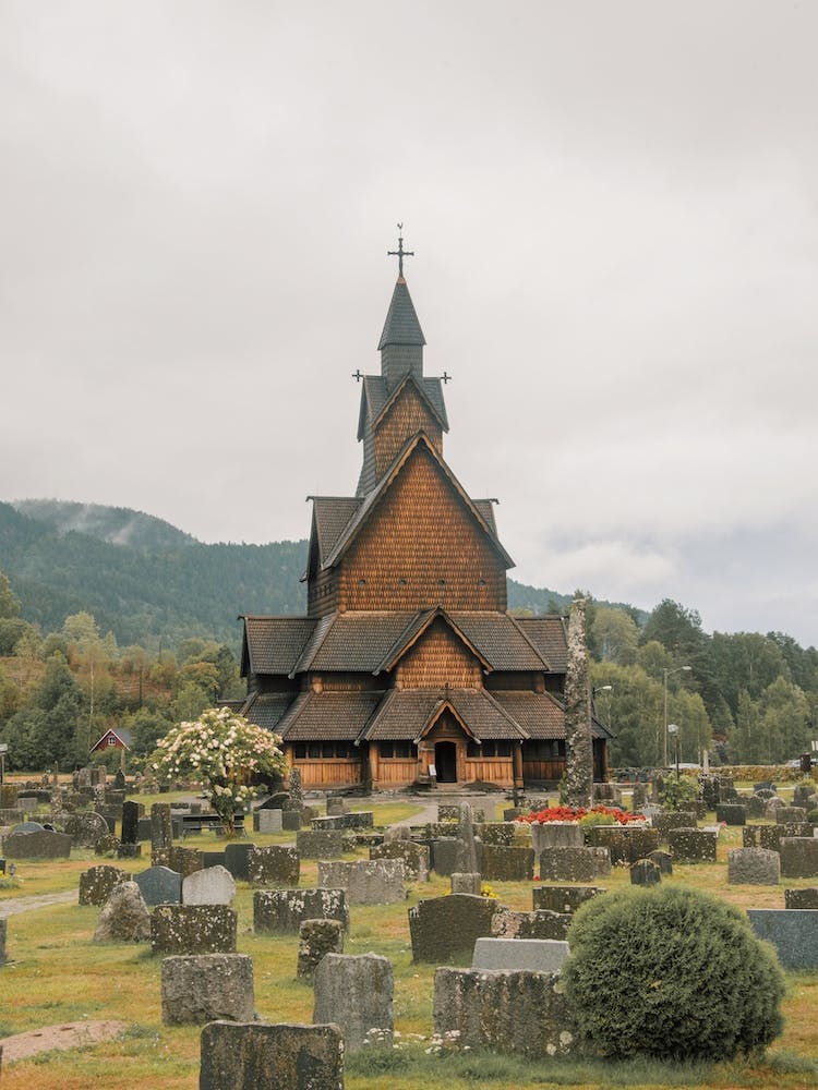 Norwegian Cathedral And Cemetery
