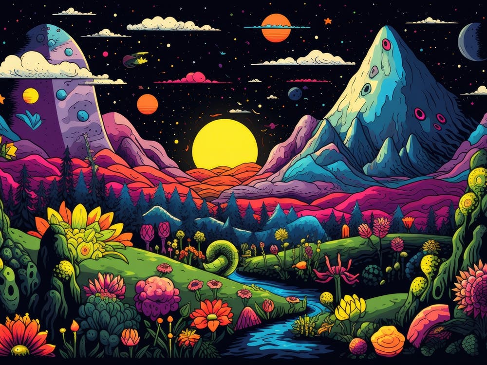 Psychedelic Landscape