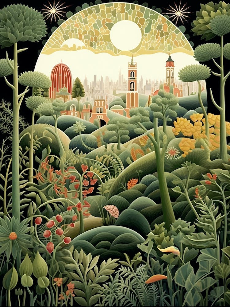 Park Gell Spain Henri Rousseau Style 2