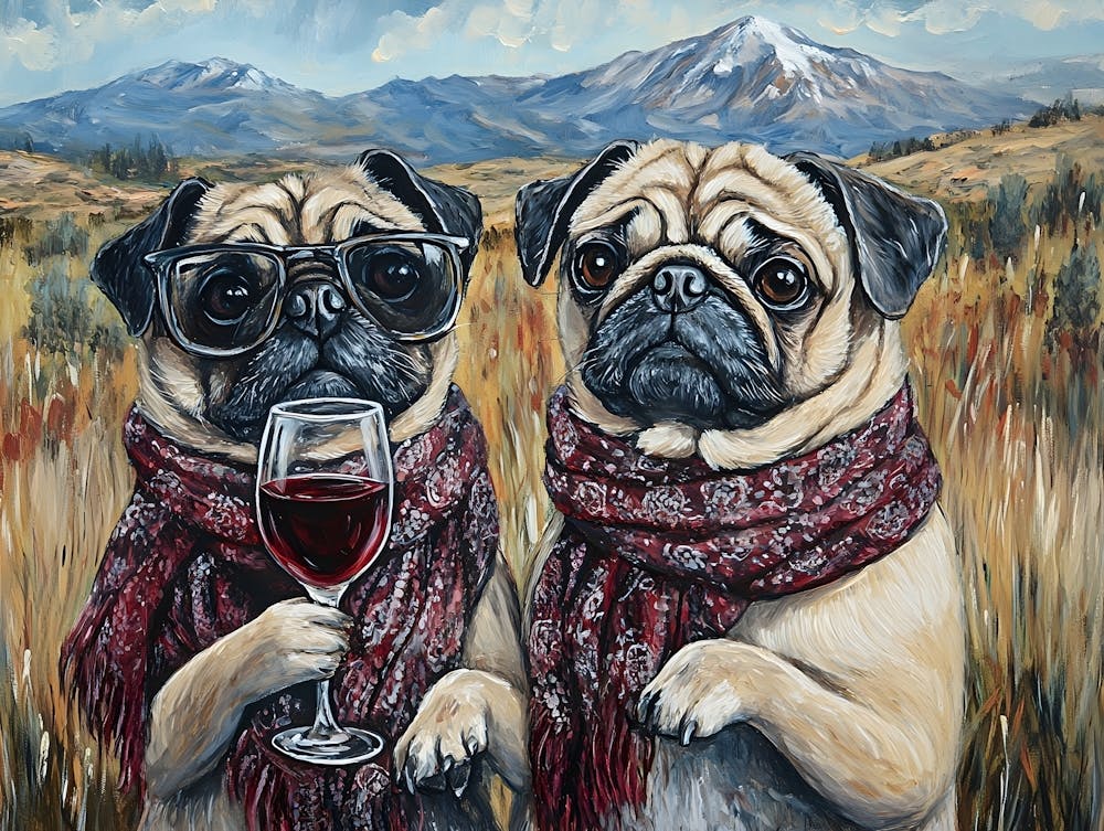 Classy Pugs On The Ranch 2