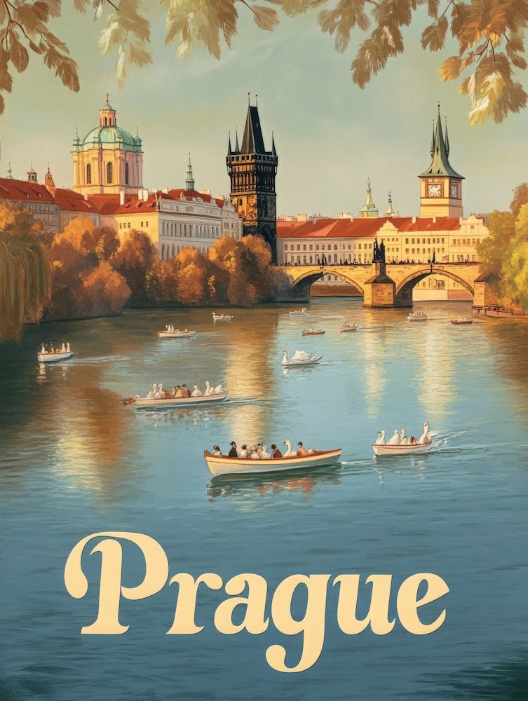 Aihrgdesign A Mid Century Modern Travel Poster For Prague Sho Fbf0d672 437f 4d8d 93a3 63e640fd8337 2