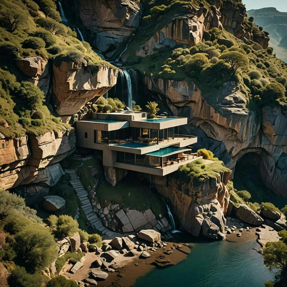 Waterfall House
