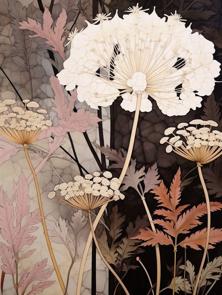 Flower Illustration Queen Annes Lace 2