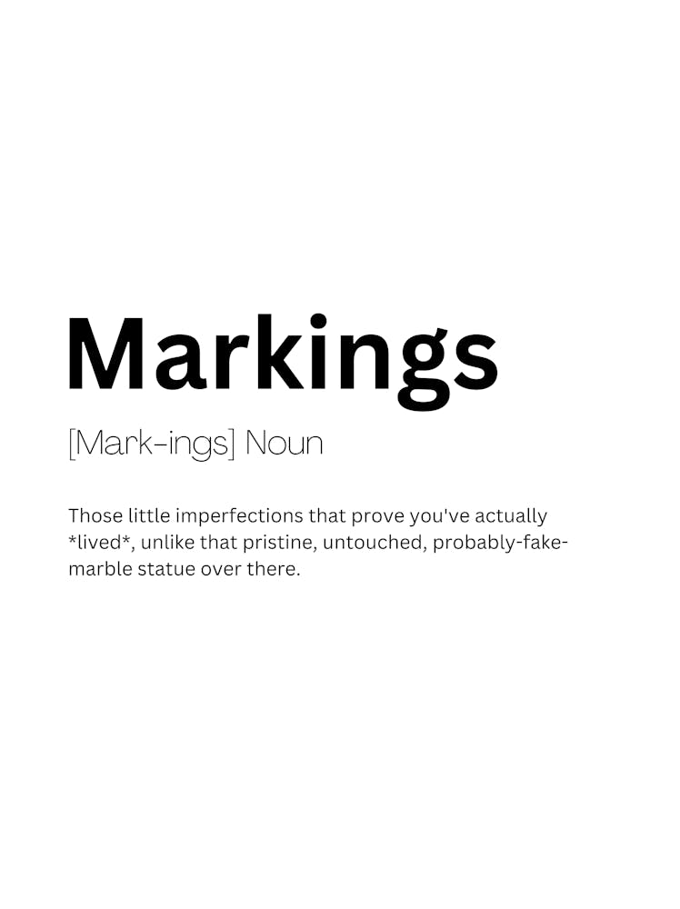Markings Definition Meaning
