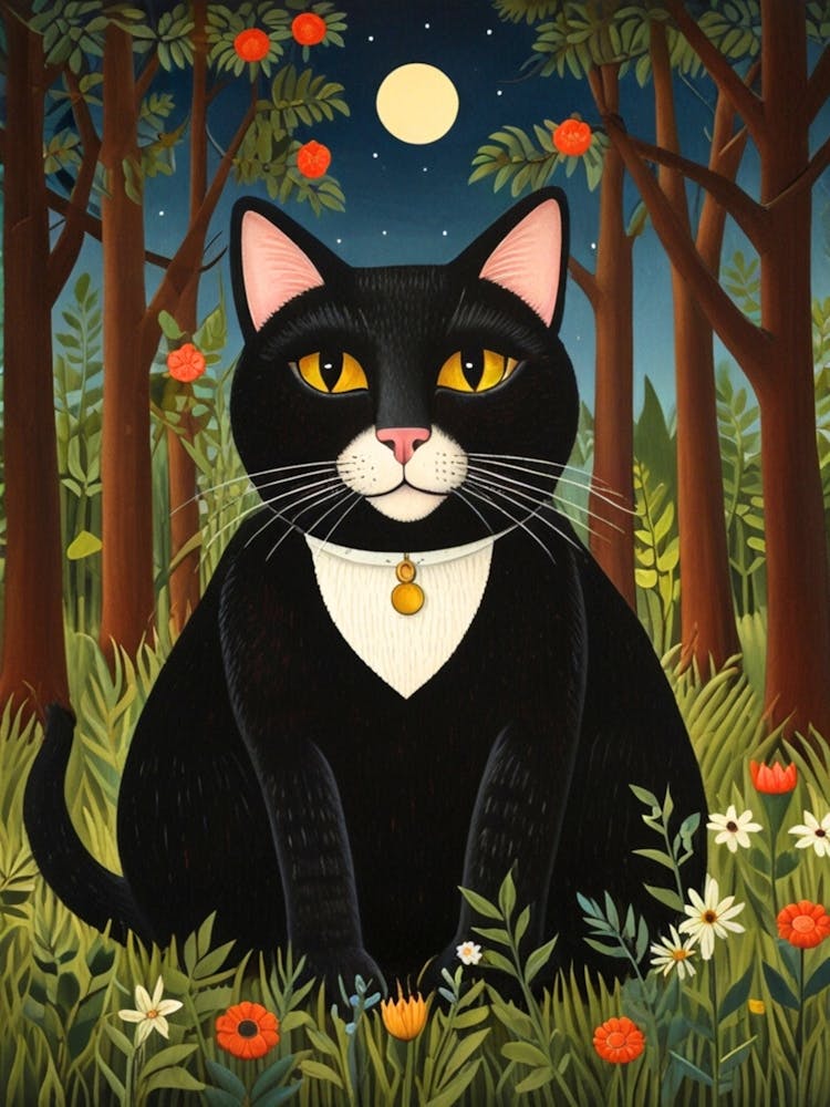 Cat In The Woods