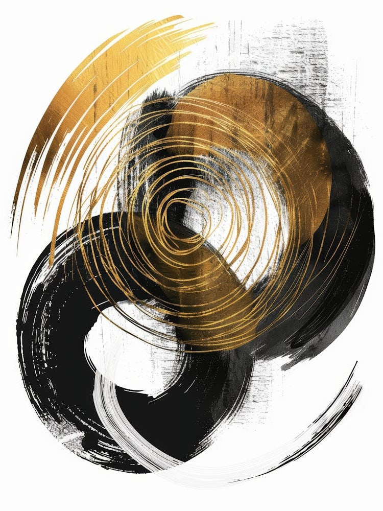 Abstract Swirl Canvas Print 1