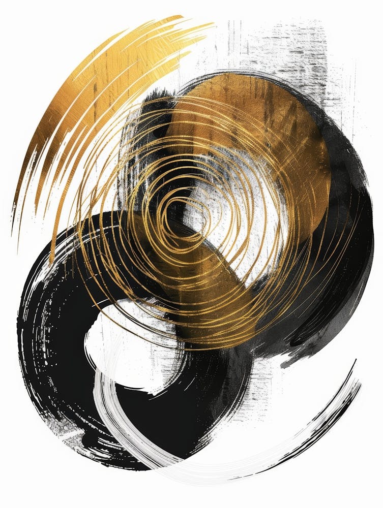 Abstract Swirl Canvas Print 1