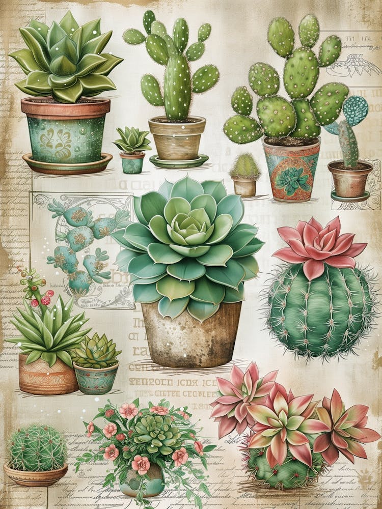 Succulents In Pots