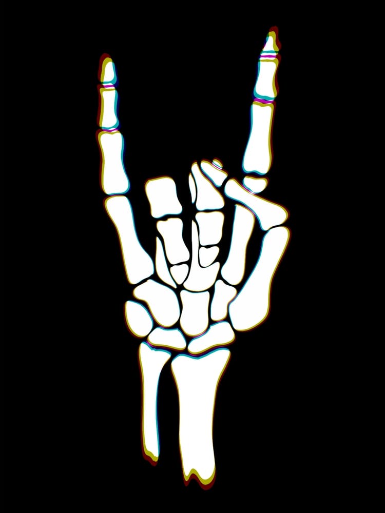 Rock N Roll Skeleton