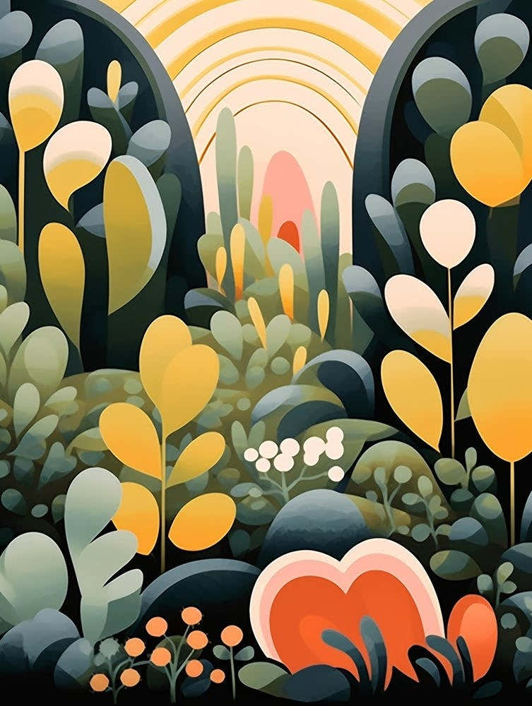 Garden Abstract Minimalist 1