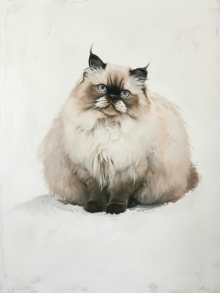 Himalayan Cat Painting 1