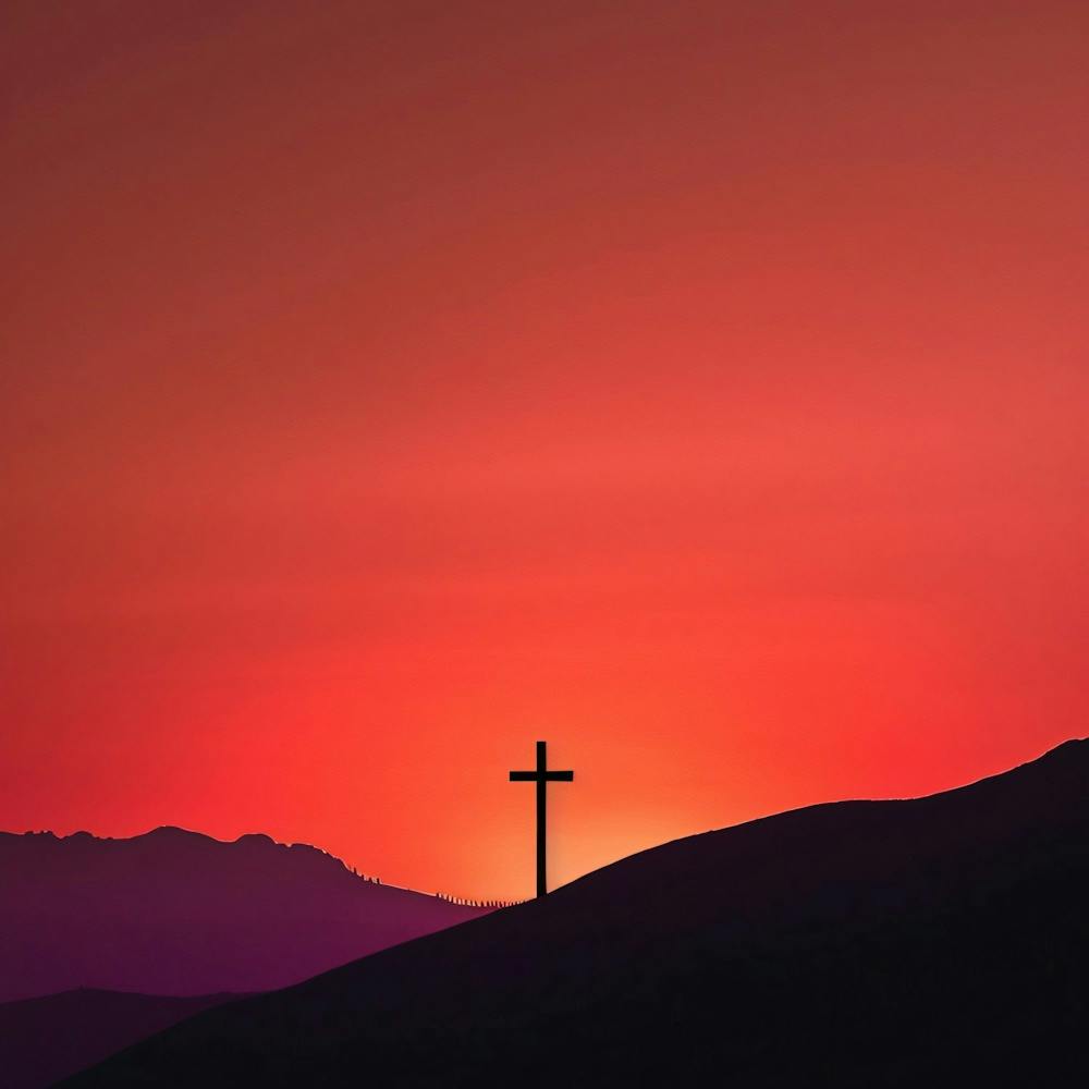 Cross At Sunset Stock Videos & Royalty-Free Footage