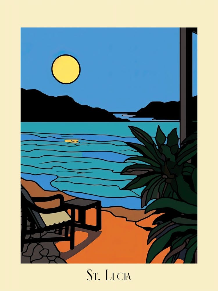 Poster Of Minimal Design Style Of St