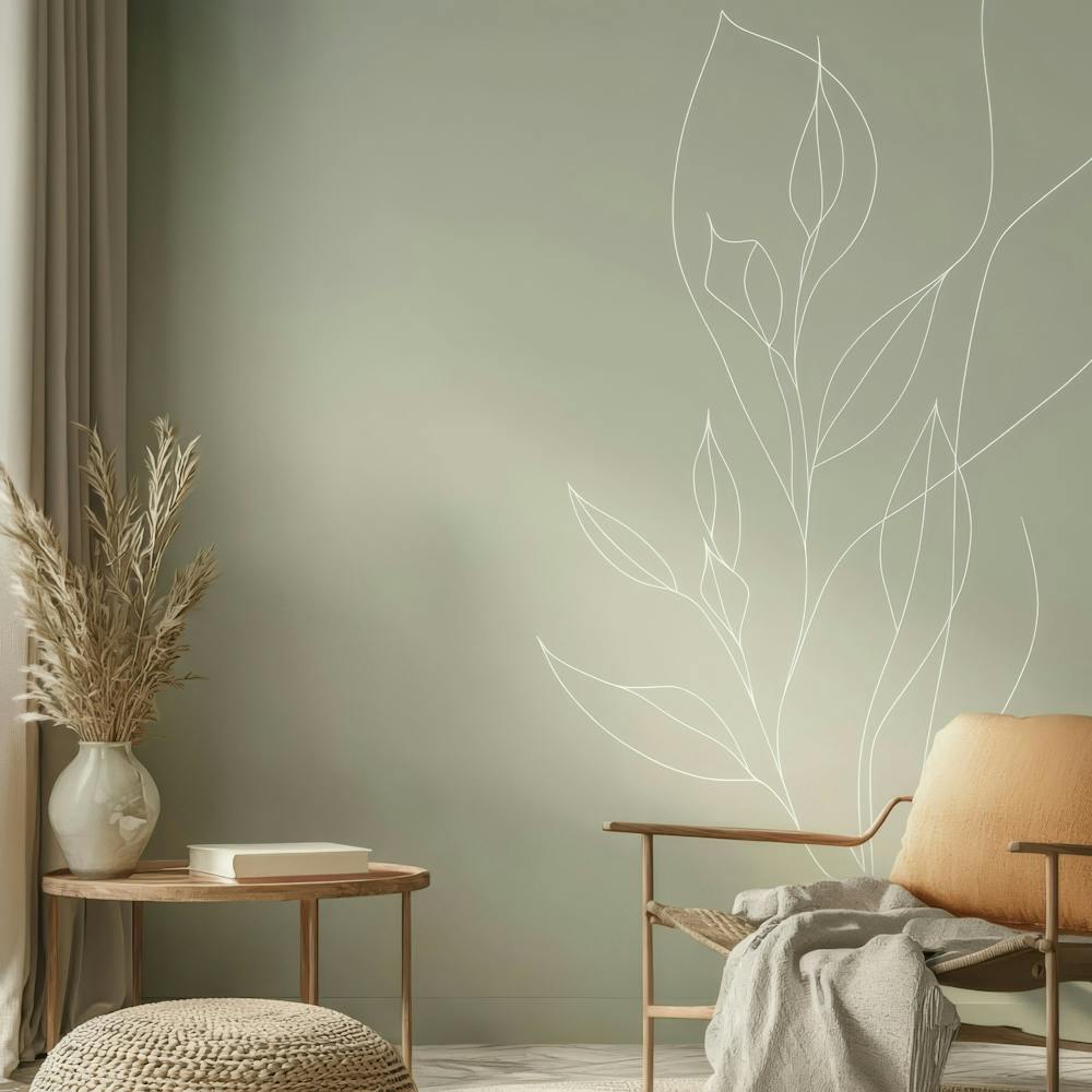 Sage Green Wall