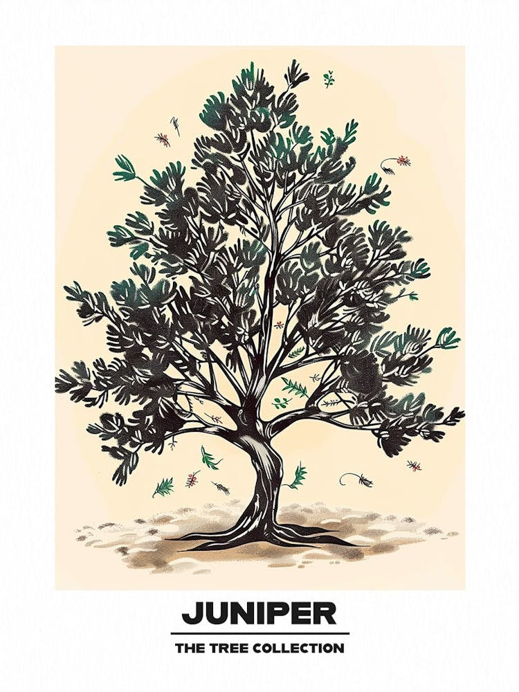 Juniper Tree Storybook Illustration 3 Poster