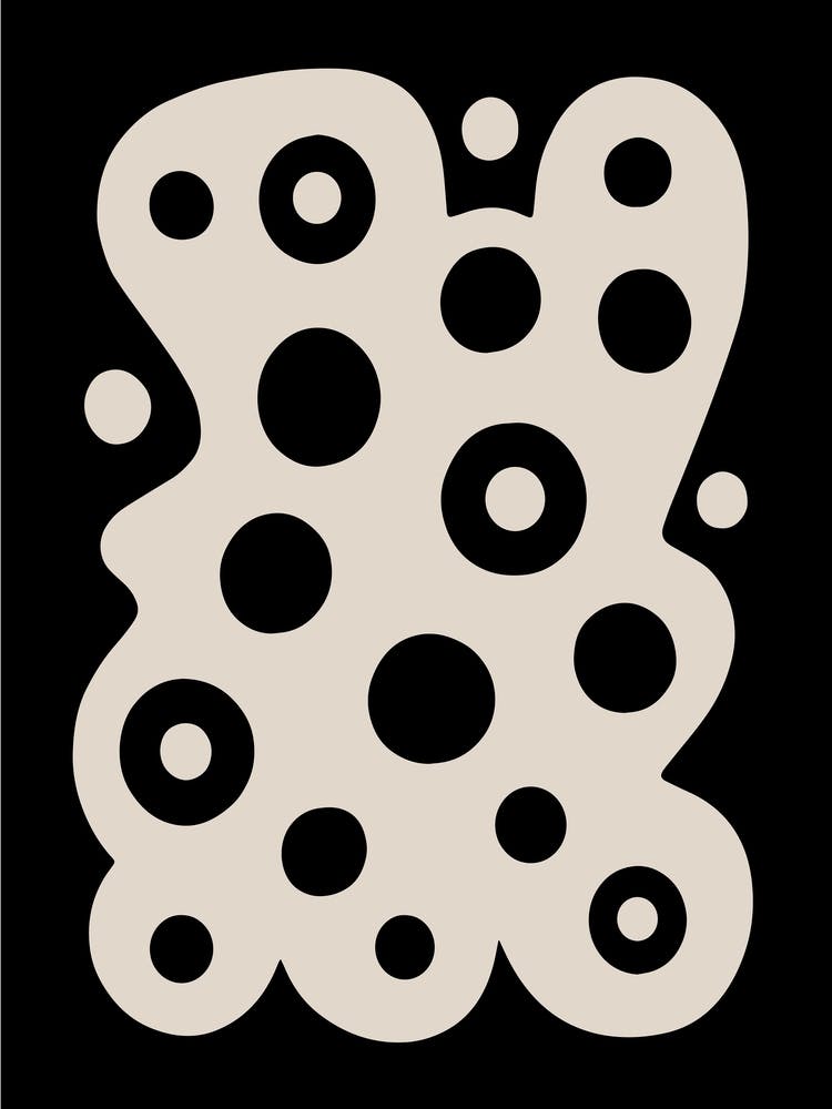 Mid Century Modern Organic Abstraction