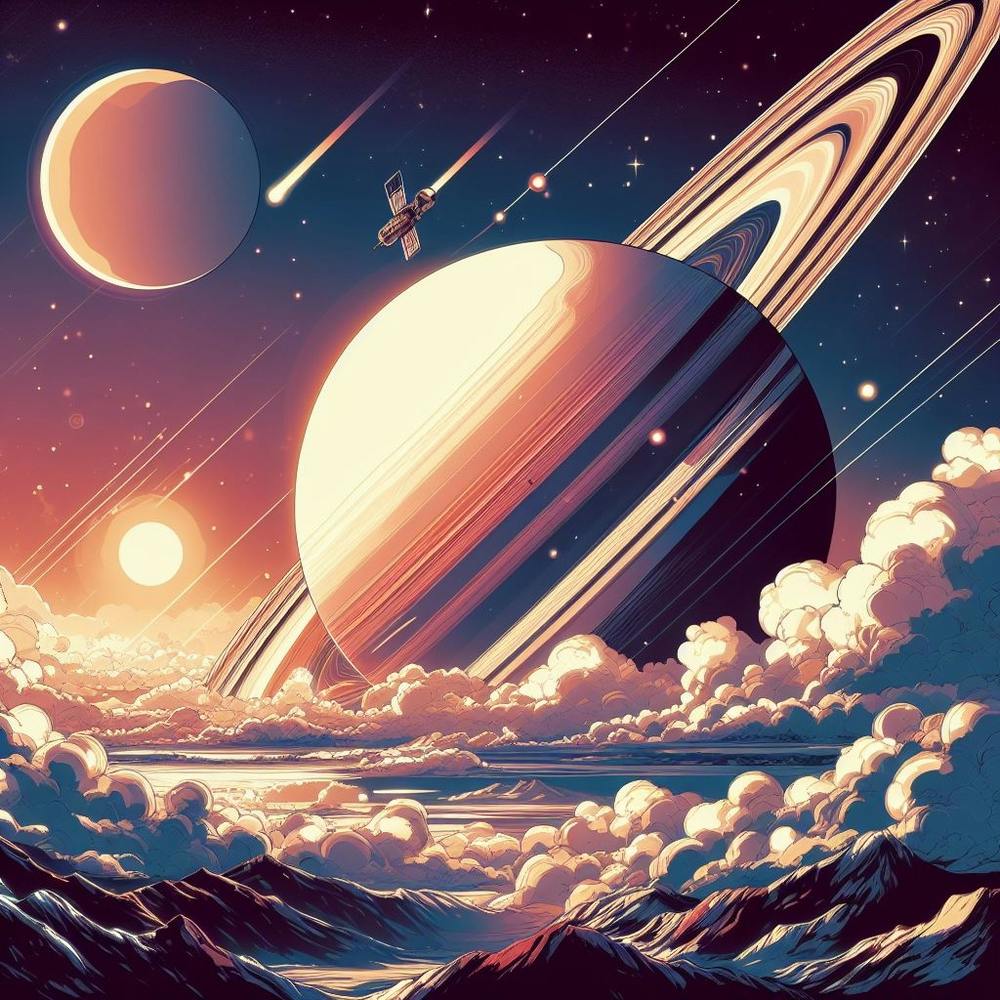 view of planets