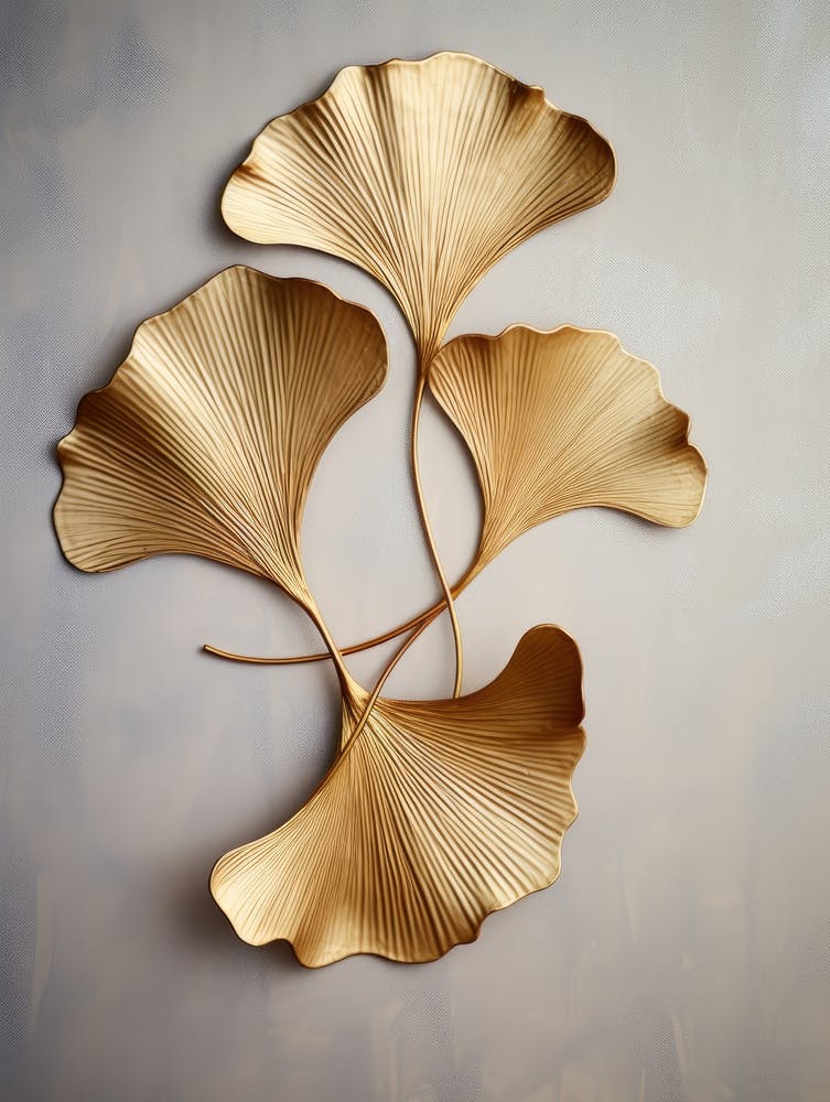 Ginkgo Leaf Wall Art 1