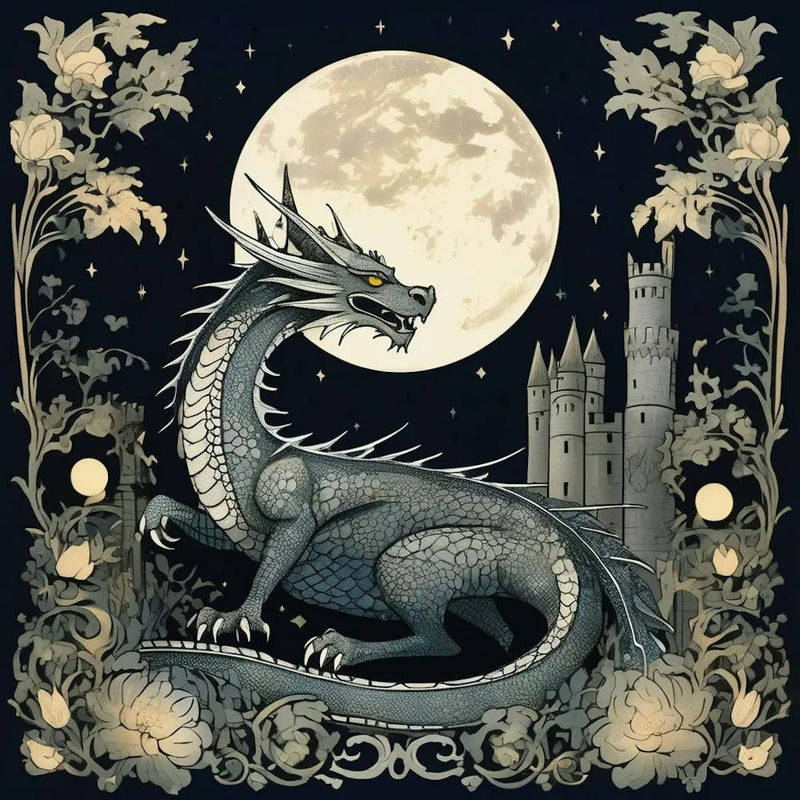 Dragon In The Moonlight