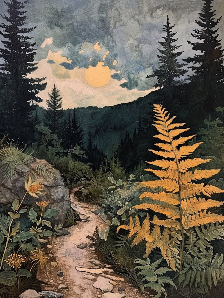 Walking Fern Painting 3