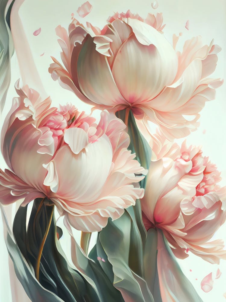 Pastel Pink Peony