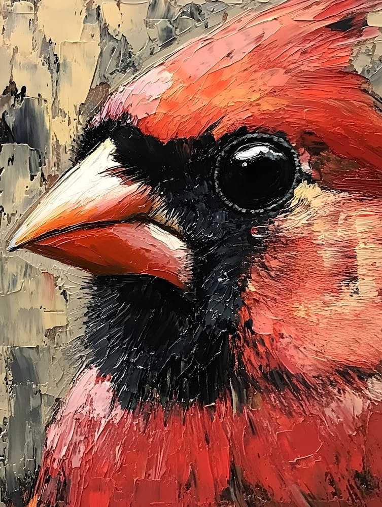 Cardinal In The Woods 3