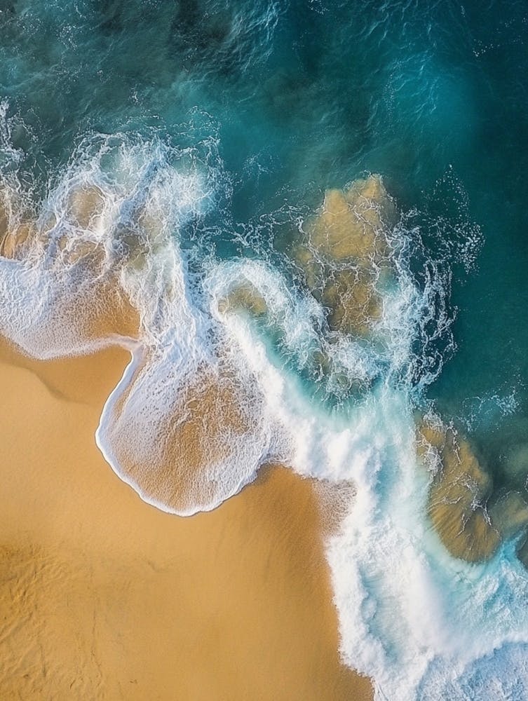 Aerial View Of A Beach 163