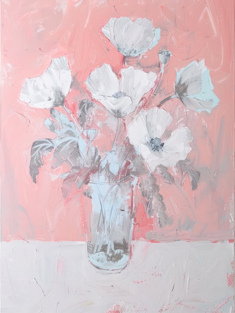 A World Of Flowers Poppy 2 Painting