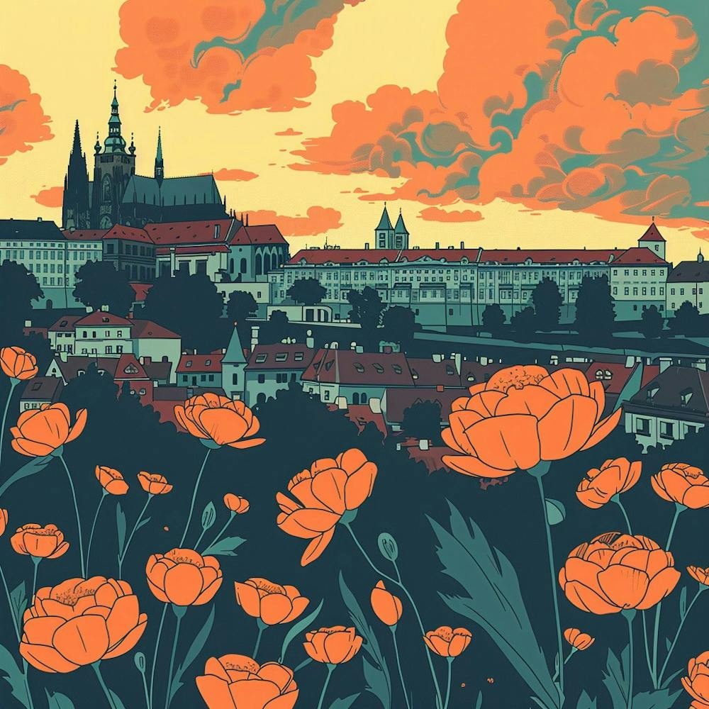 A Prague Castle Lofi Illustration 1720468189 3