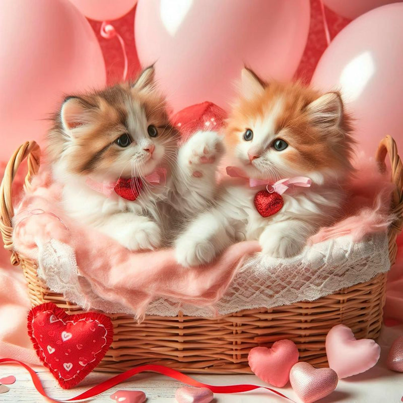 Kittens In A Basket