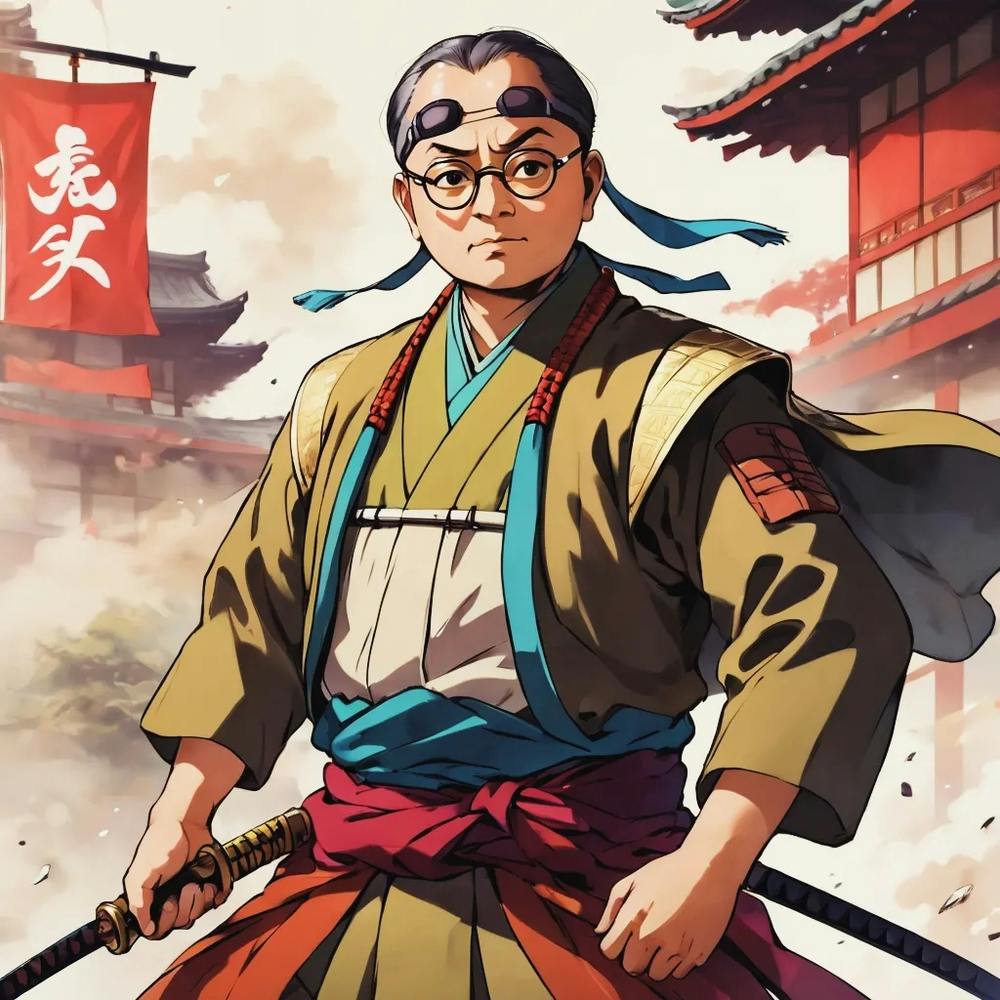 Netaji Subhash Chandra Bose as a Samurai 1