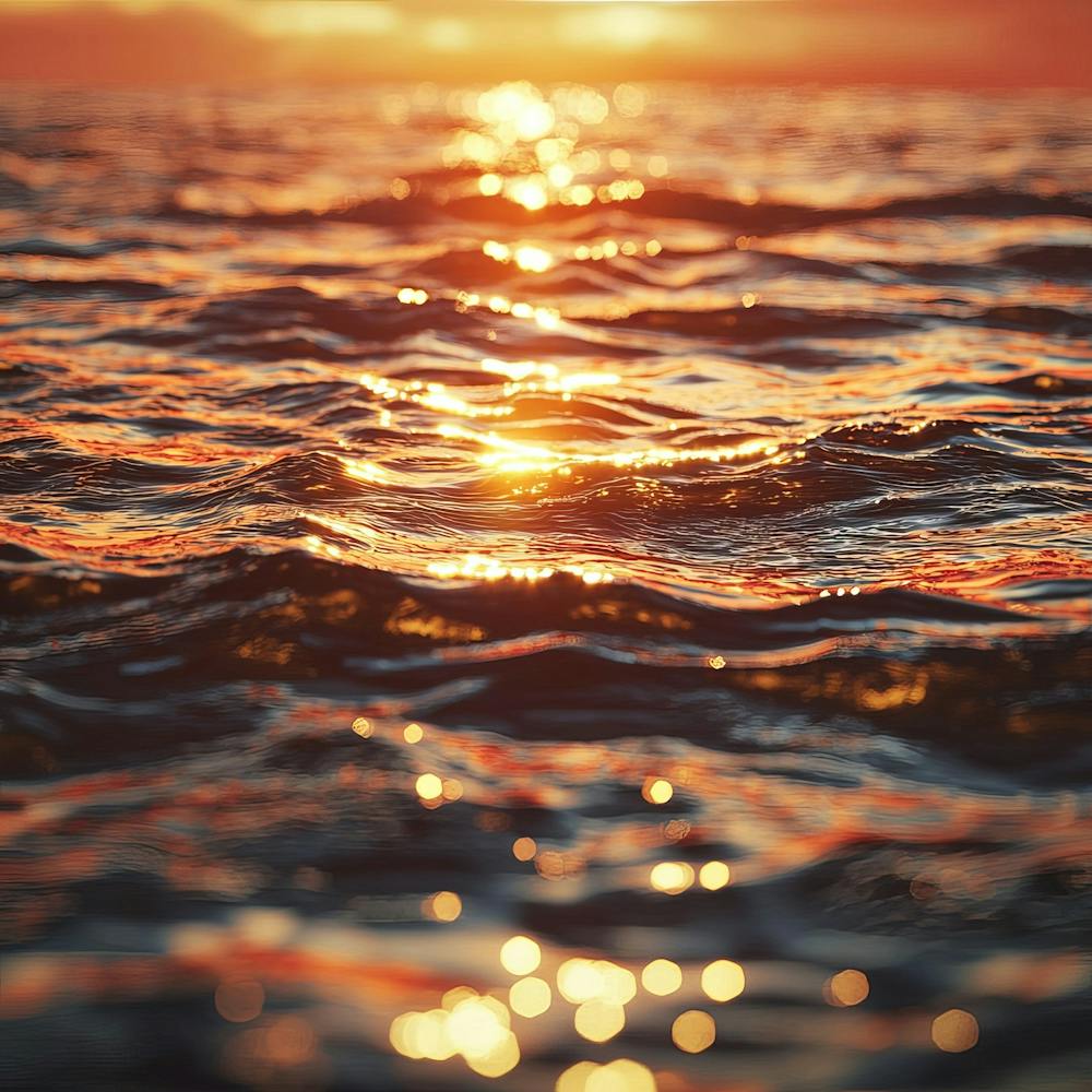 Sunset Over The Ocean 2