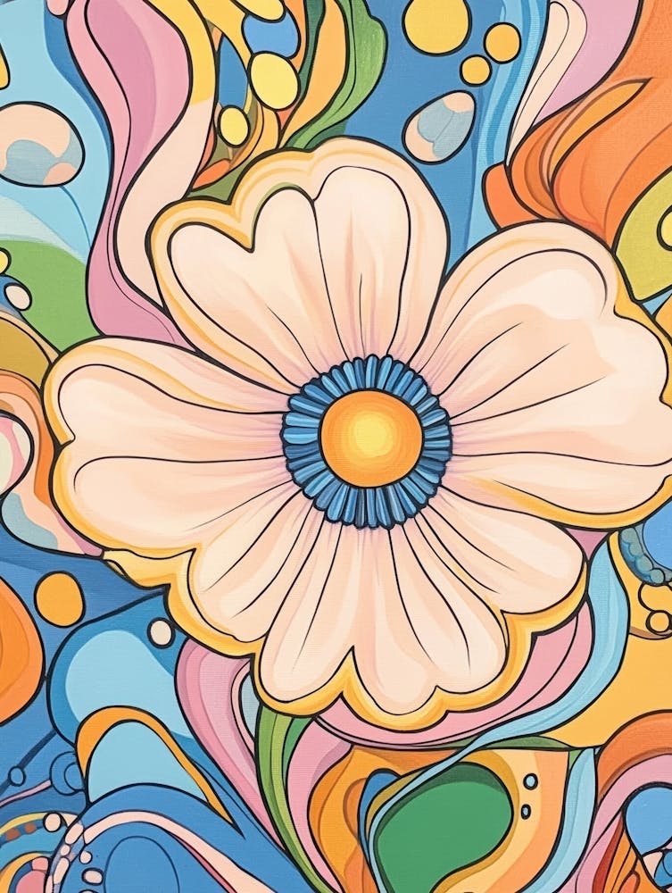 Abstract Flower Vector
