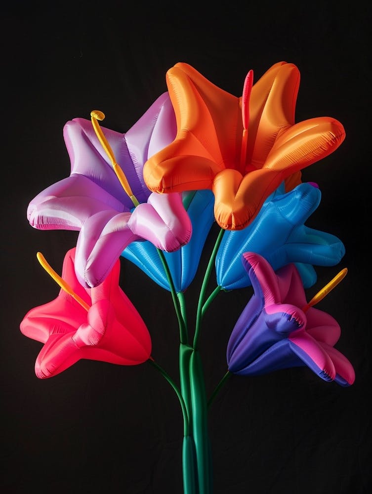Bright Inflatable Flowers Columbine 3