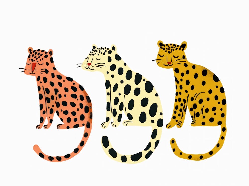 Three Leopards