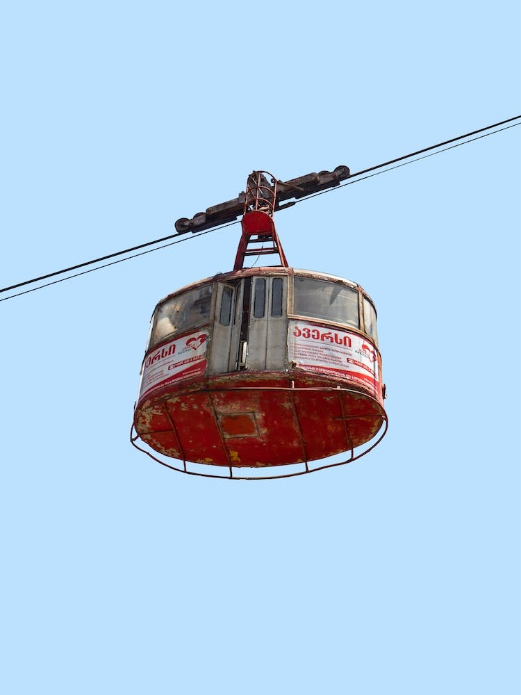 Vehicule Collection Cable Car Red