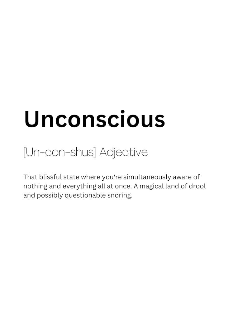 Unconscious Definition Meaning