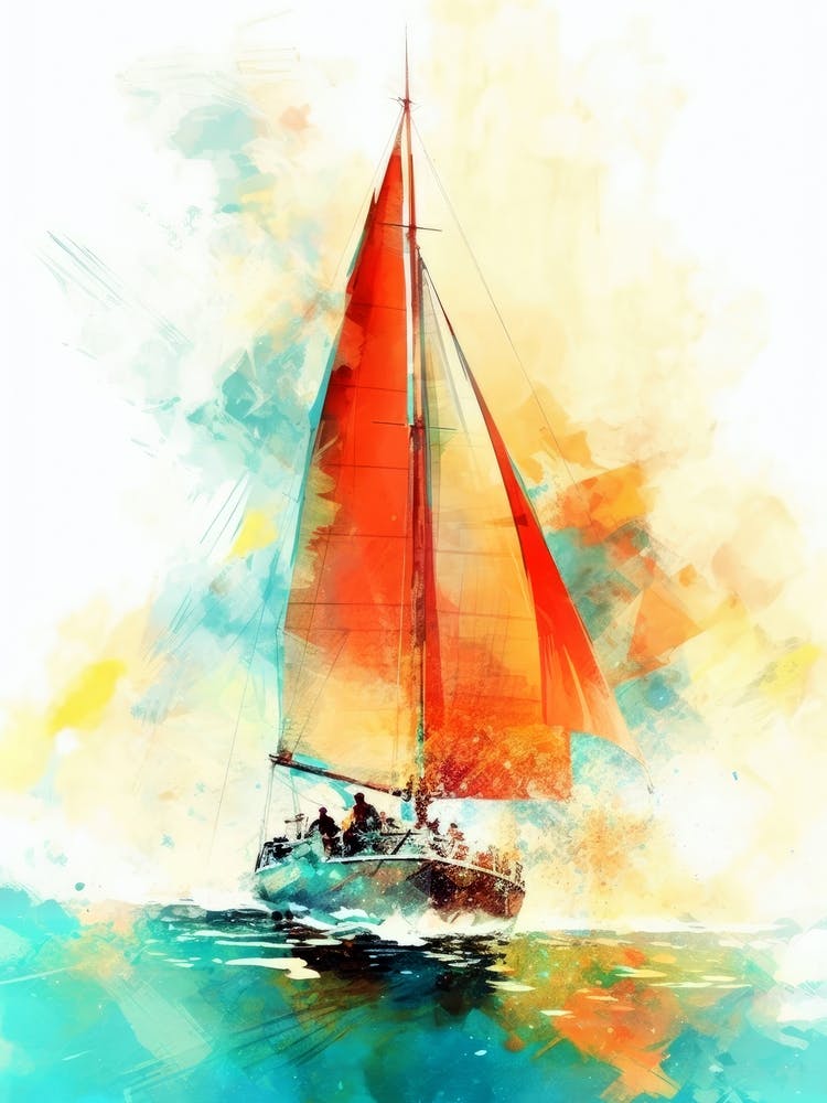 Sailboat Painting 1 sport
