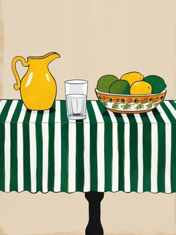 Jug On Table