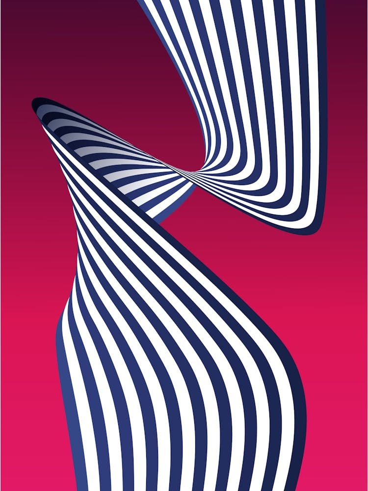 Abstract Striped Pattern
