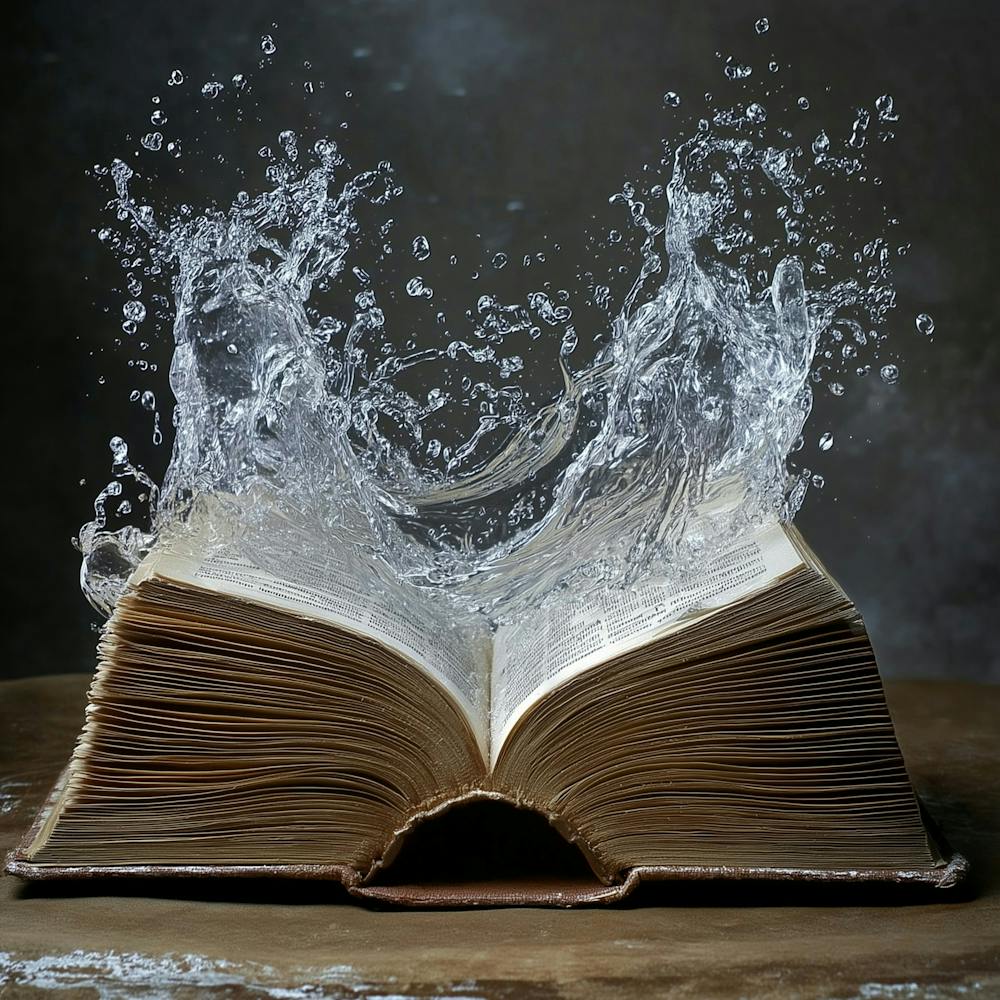 A Thick Open Book, Extreme Detail, Hd, A Masterpiece