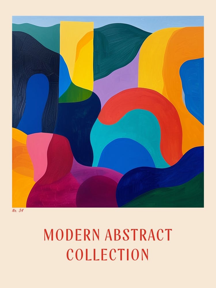 Modern Abstract Collection Poster 34